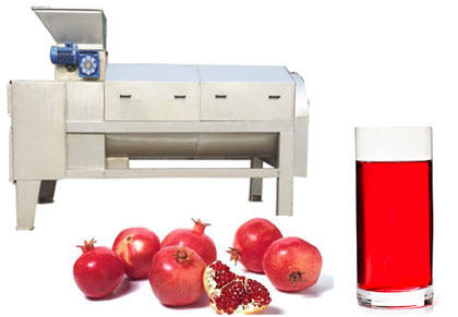 Pomegranate juice processing plant