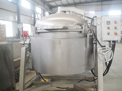 vacuum sugar infusion boiler