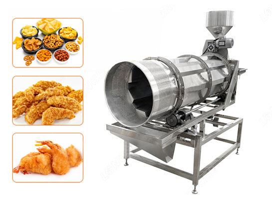 Drum type seasoning machine