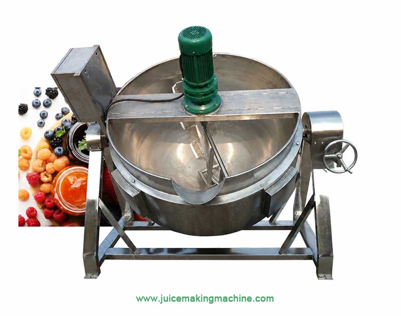 Jam making machine for jam processing