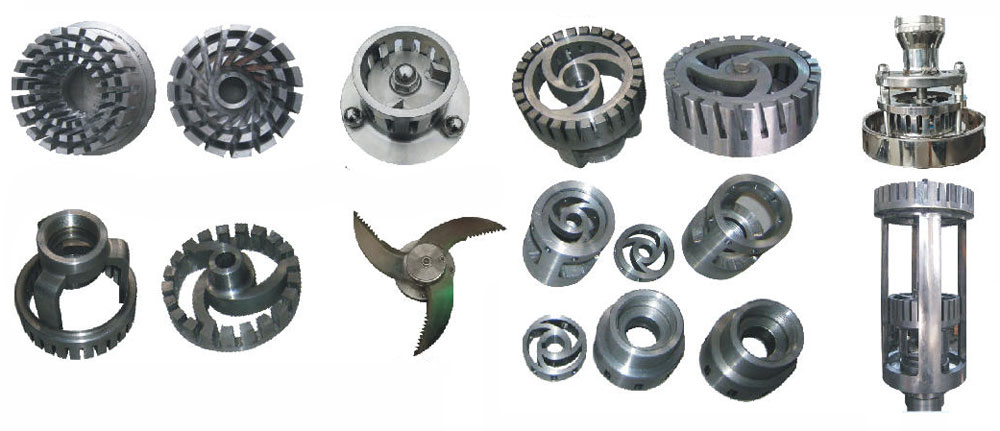 Types of high shear homogenization head emulsion head series