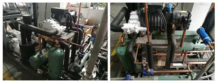 Refrigeration system of food freeze dryer