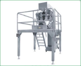 Weighing and filling machine