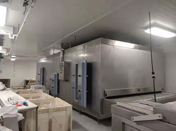 AGICO air blast tunnel freezer site