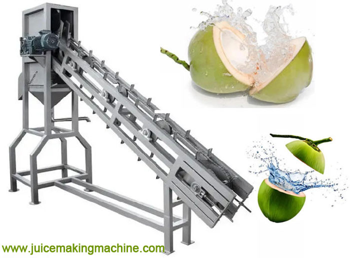 young coconut half cutting machine