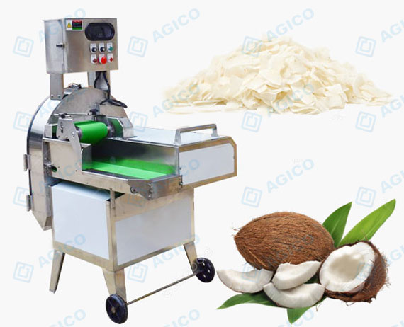 coconut slice cutting machine
