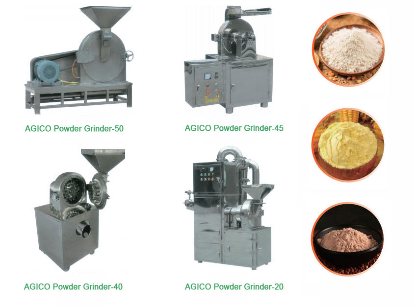 agico powder grinder models