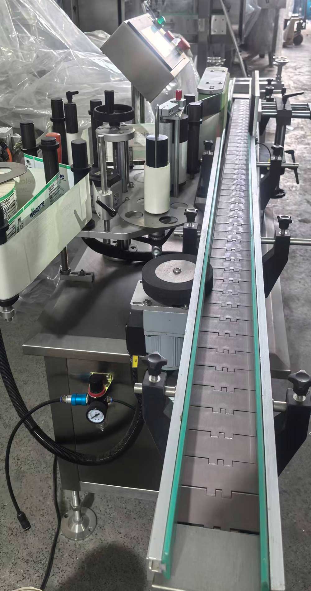 automatic bottle self adhesive labeling machine