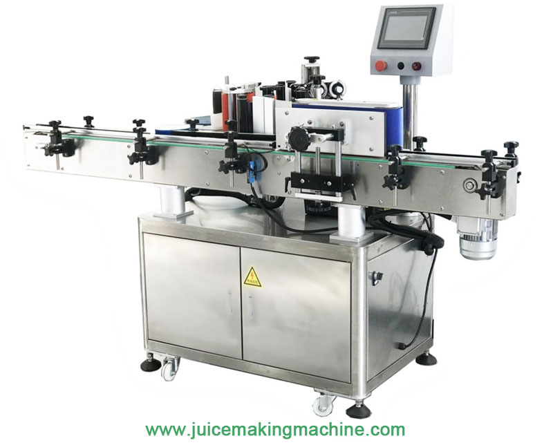 Automatic bottle sticker labeling machine