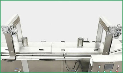 Chip fryer automatic lifting device