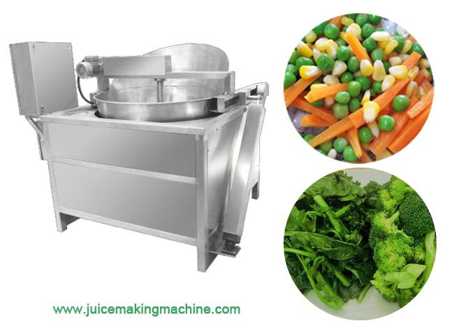 Automatic round pot blanching machine