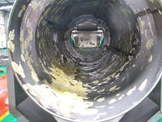 Banana chips flavoring or seasoning machine