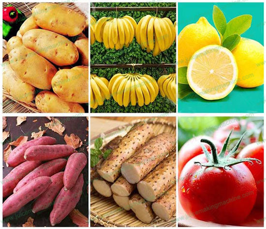 Banana chips cutting machine application