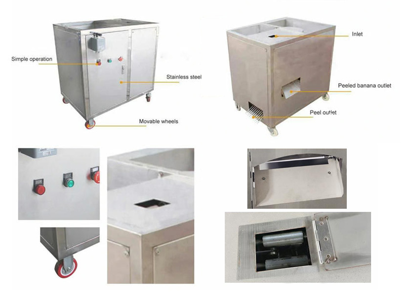 banana peeling machine details