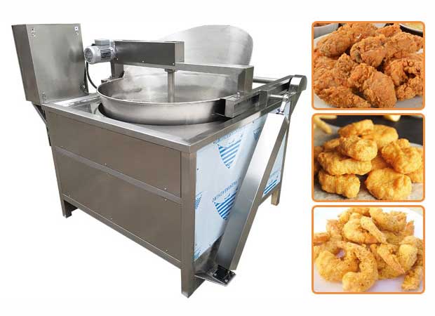 batch fryer machine