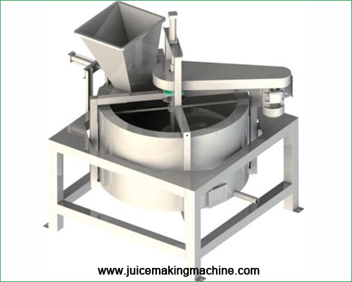Bottom discharge centrifugal deoiling machine