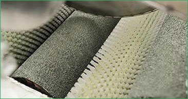 Brush roller of washer and peeler machine