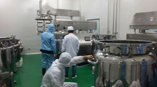 Check vacuum emulsifying machine