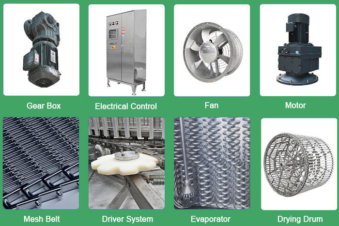 spiral freezer components