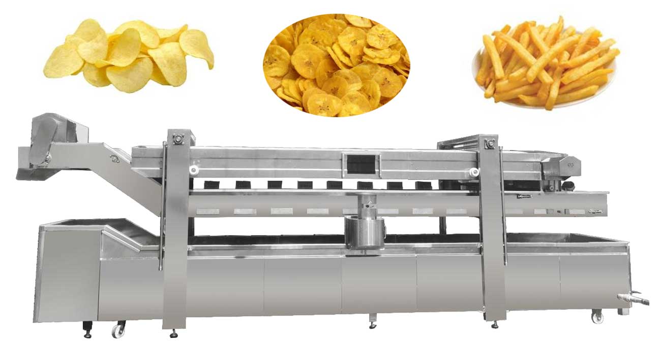 continuous automatic impurity removing fryer