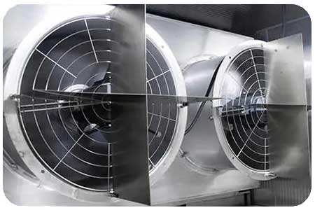 tunnel freezer cooling fan