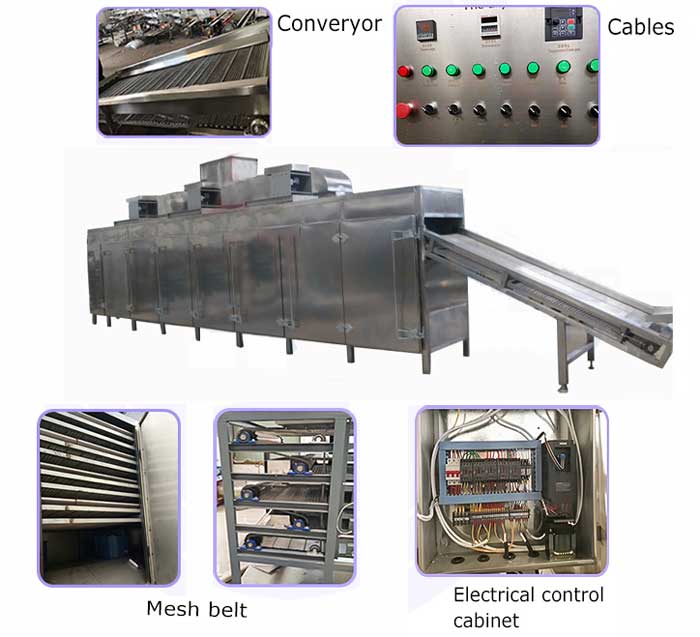details of mesh belt dryer