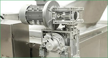 Discharging motor of automatic batch fryer machine