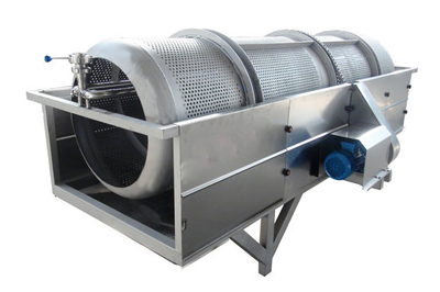 drum type fruit washing machine