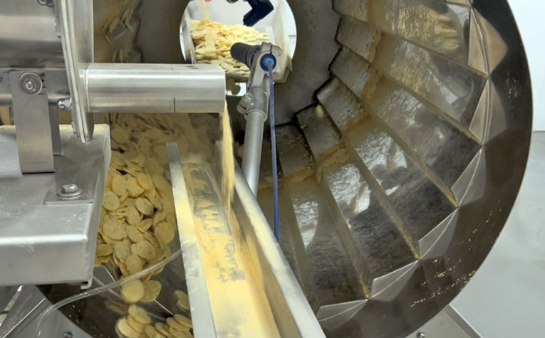 Drum type seasoning machine with flavor working