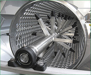 details of a grape destemmer crusher