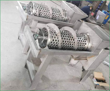 details of grape destemmer crusher raw material
