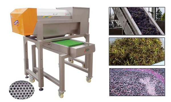 grape destemmer crusher