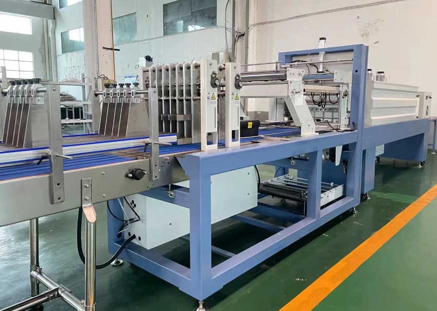 Large linear shrink packing machine