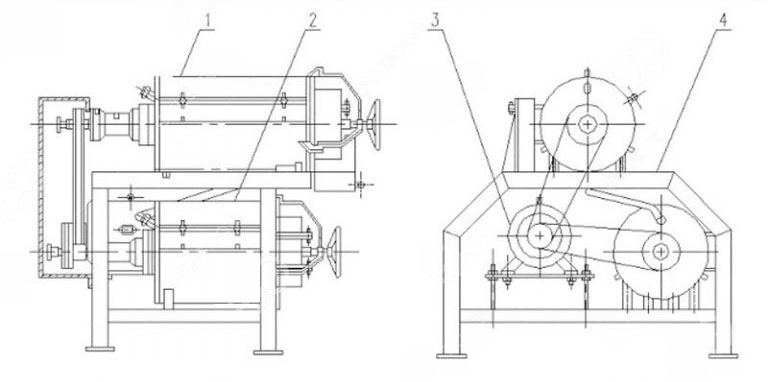 mango pulp machine structure