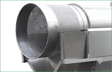 Mesh screen of drum seasoning machine