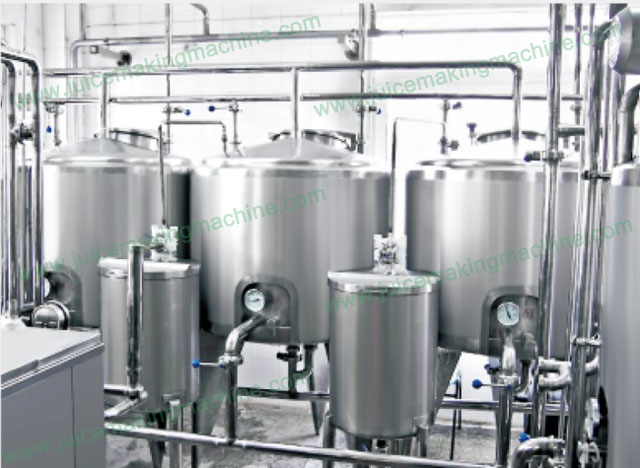 Multi tank cip system