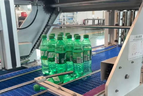 New design of linear shrink packing machine