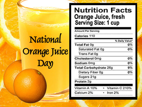 orange juice ingredient