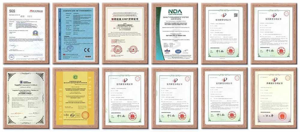 Our certifications