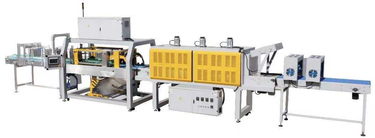 PE sleeving automatic heat shrink wrapping machine
