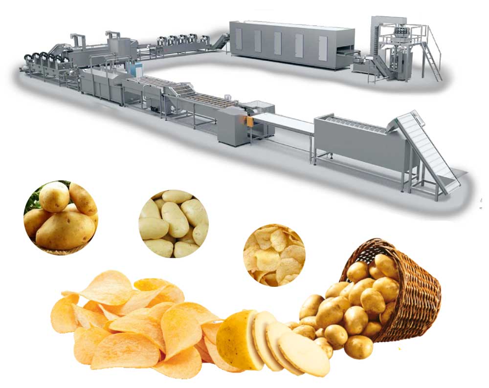 potato chips production line