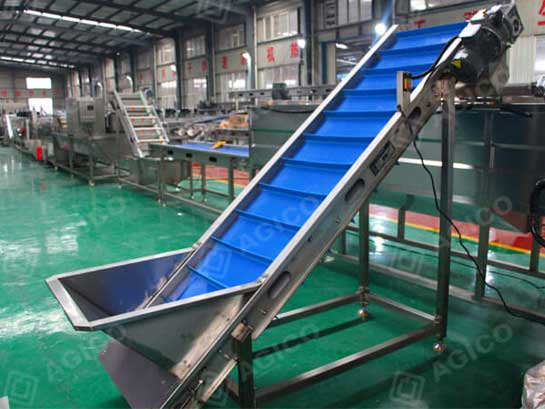 Potato chips making machine elevator