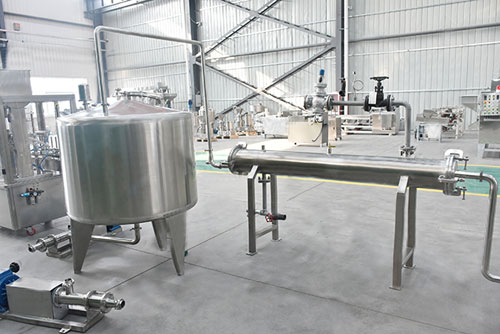 pre heater for tomato production line