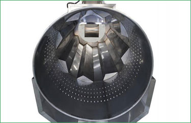 Rotating chamber of drum flavoring machine