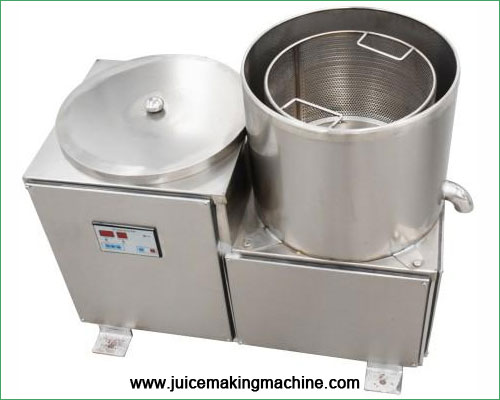 Small centrifugal deoiling machine