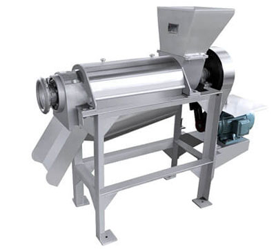 screw type fruit crusher