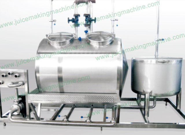 Single tank cip system