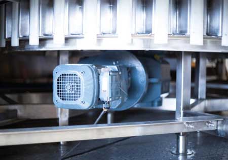 spiral freezer motor