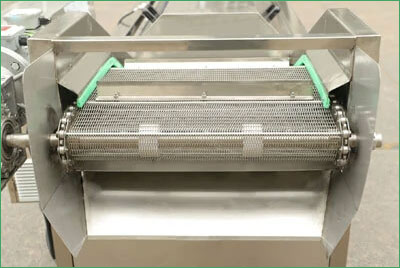 Stainless mesh belt of food blancher