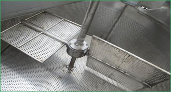 Stirring system and stainless mesh
